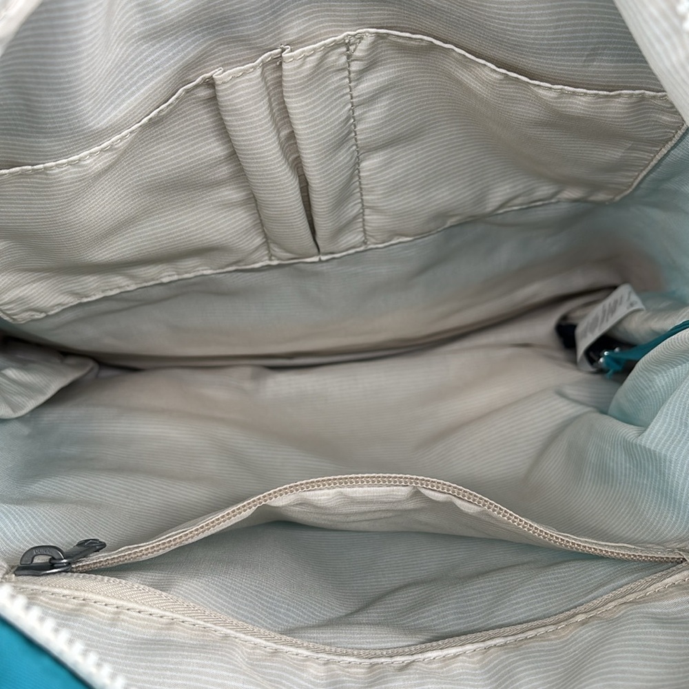 Kipling Convertible Teal Backpack - image 4